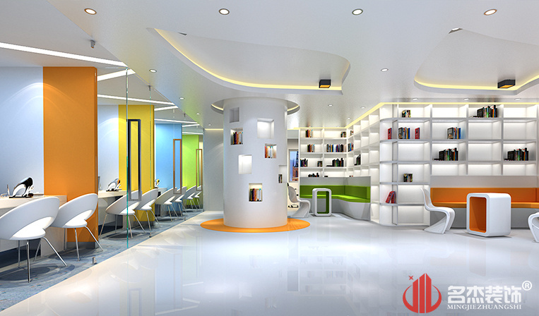 东田教育培训机构体验区装修设计