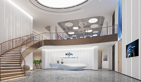 广州纽威光电科技办公空间装修设计